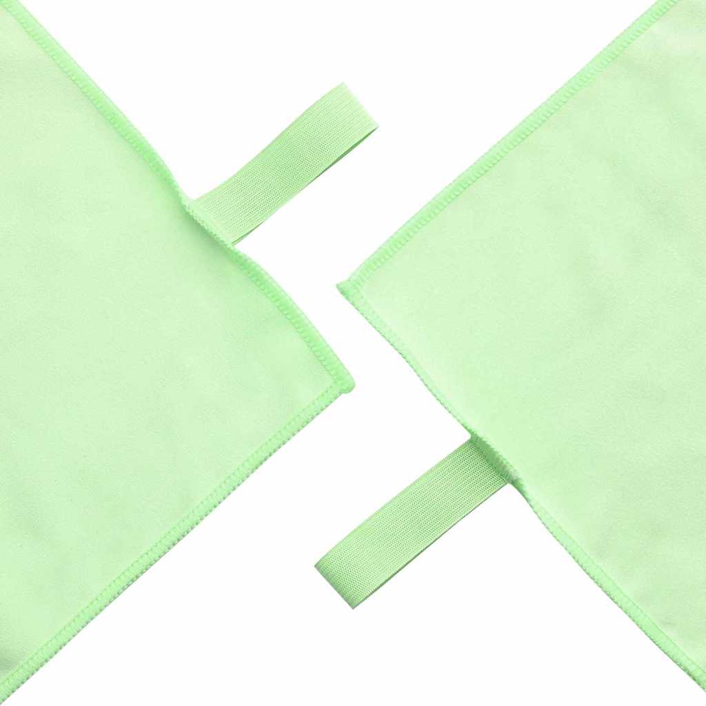 Asciugamani Sportivi 2 pcs Verde 50 x 30 cm
