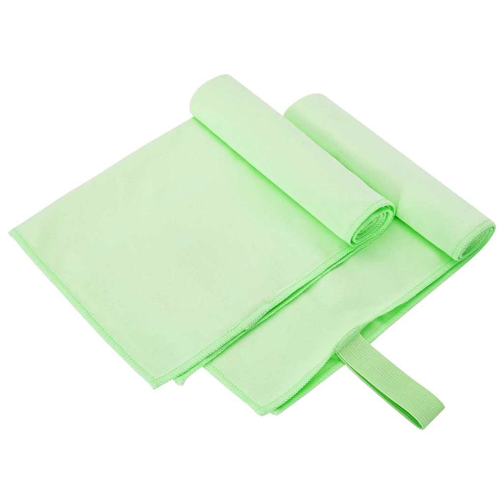 Asciugamani Sportivi 2 pcs Verde 50 x 30 cm
