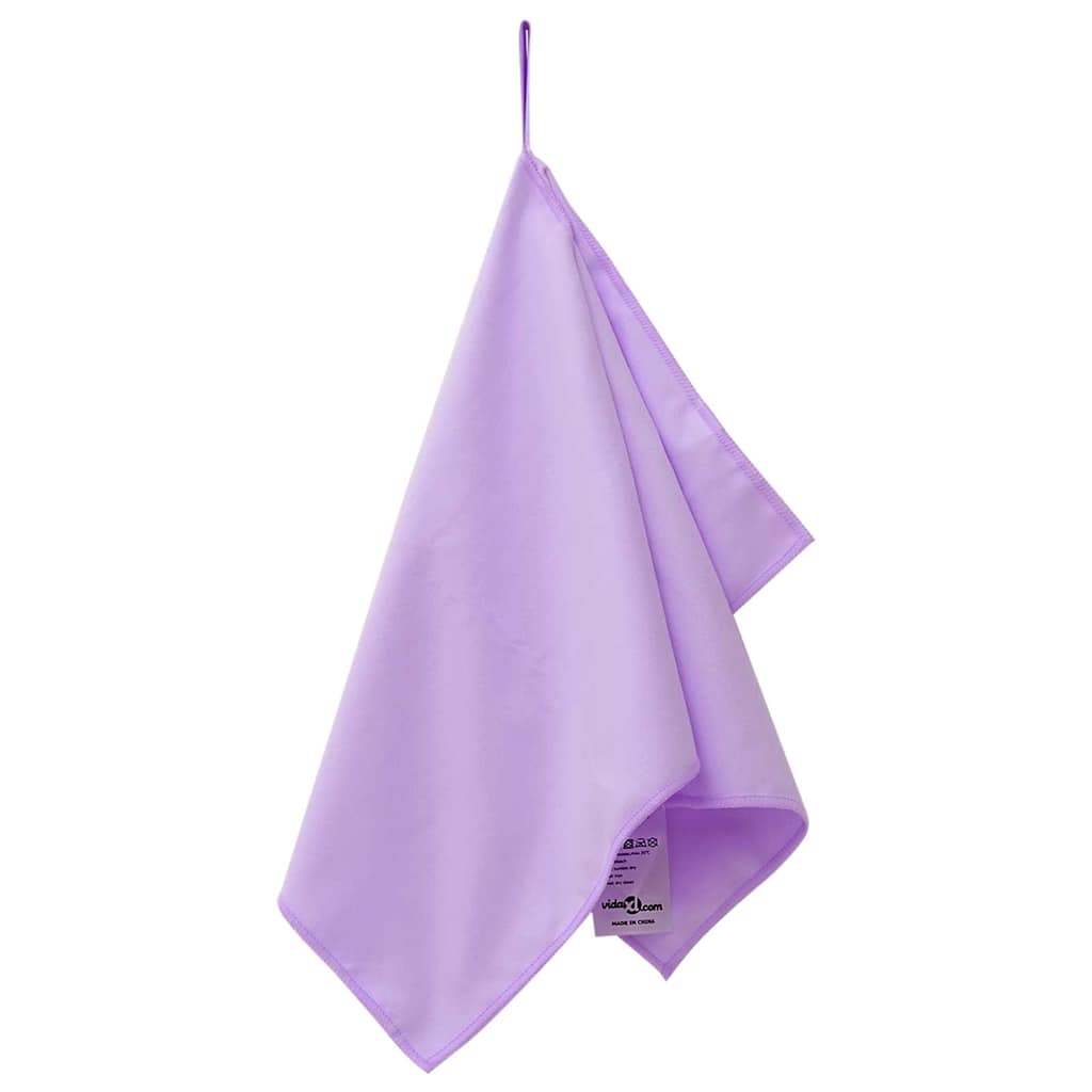 Asciugamani Sportivi 2 pcs Viola 50 x 30 cm