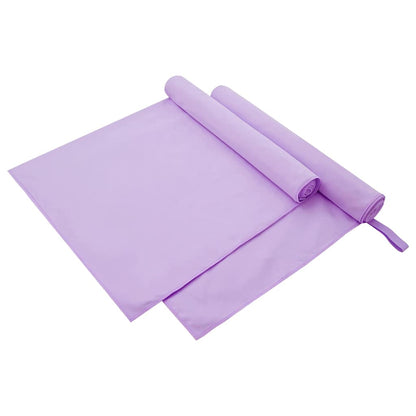 Asciugamani Sportivi 2 pcs Viola 180 x 90 cm