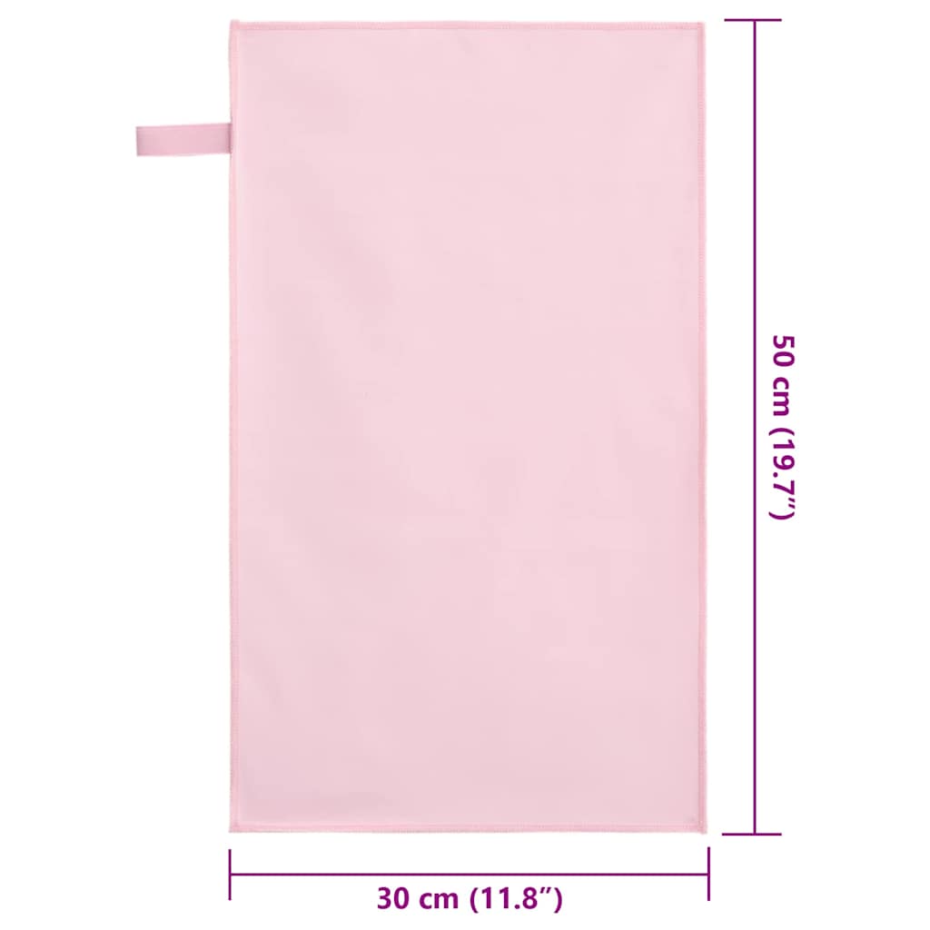 Asciugamani Sportivi 2 pcs Rosa 50 x 30 cm