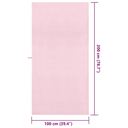 Asciugamani Sportivi 2 pcs Rosa 200 x 100 cm
