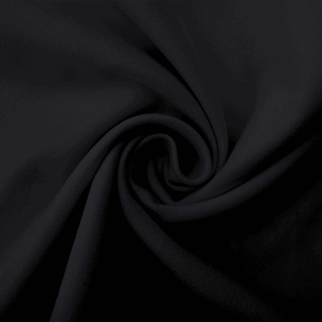 Set di Asciugamani Sportivi 2 pcs Nero Tessuto