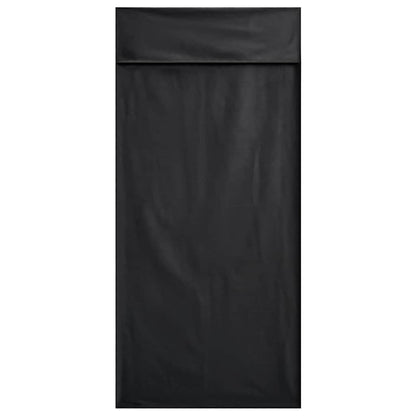 Asciugamani per Sedia Outdoor 2 pcs Nero 130 x 60 cm