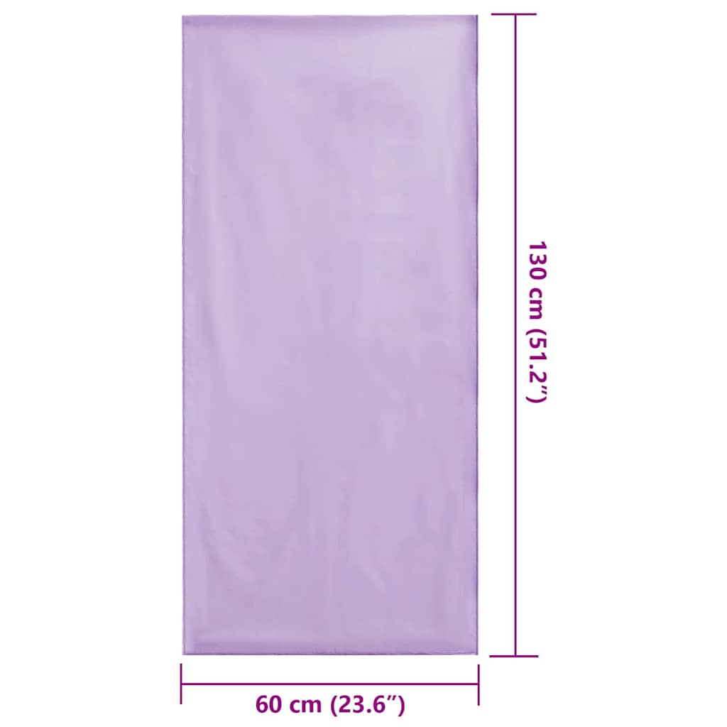 Asciugamani per Sedia Outdoor 2 pcs Viola 130 x 60 cm