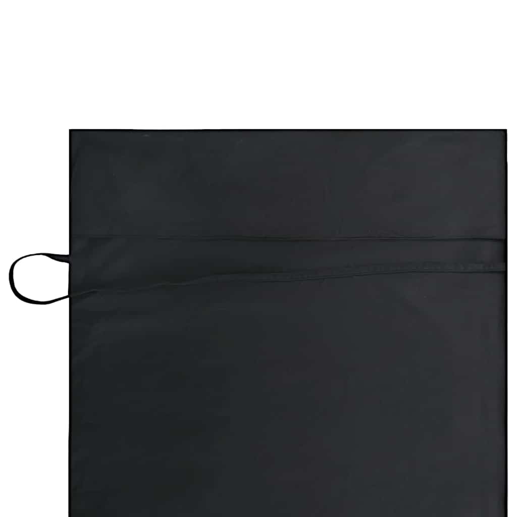 Asciugamani per lettino 2 pcs Nero 210 x 75 cm