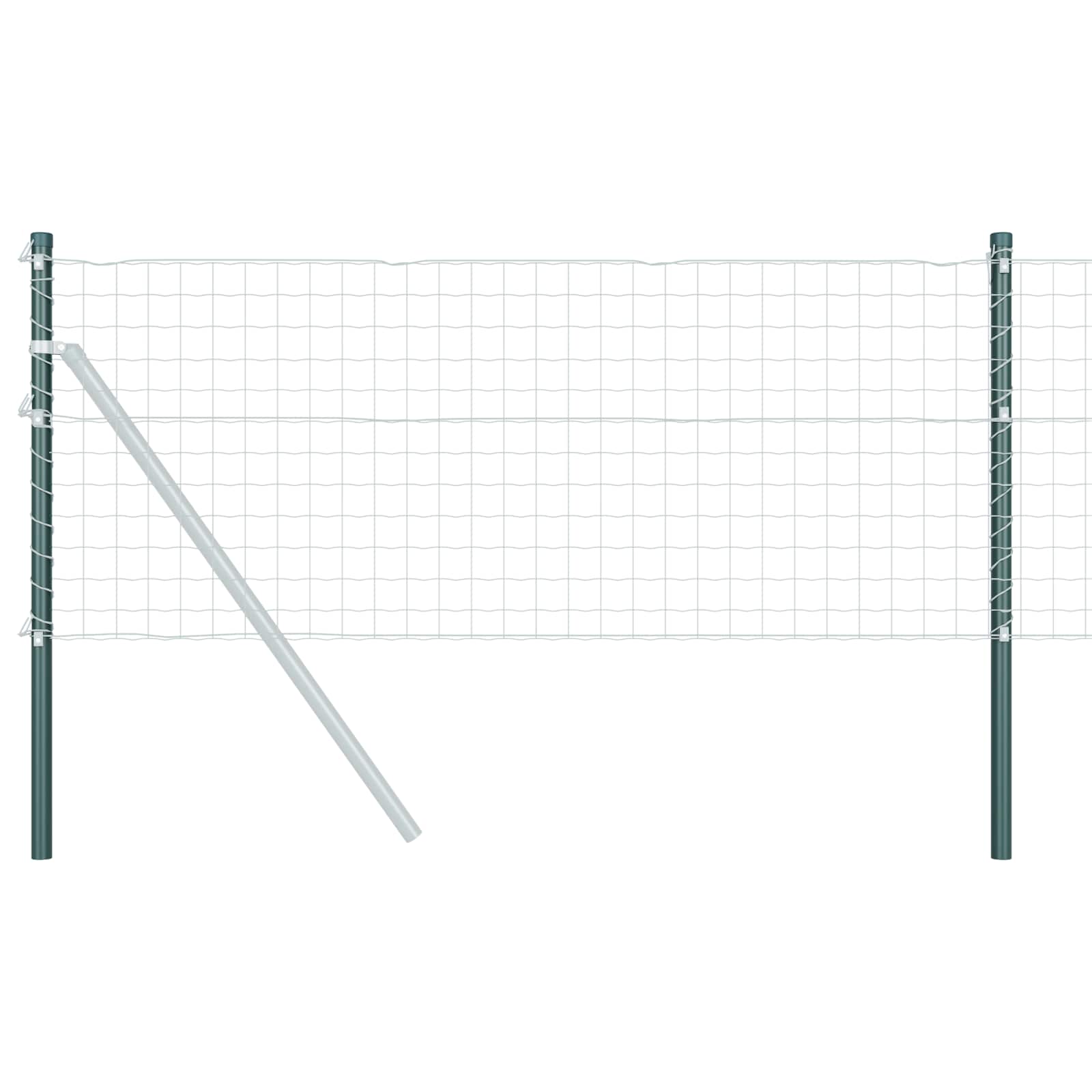 Palo della recinzione 2 pcs Verde 60 cm | homemem39