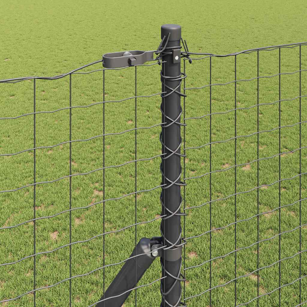 Palo della recinzione 12 pcs Grigio