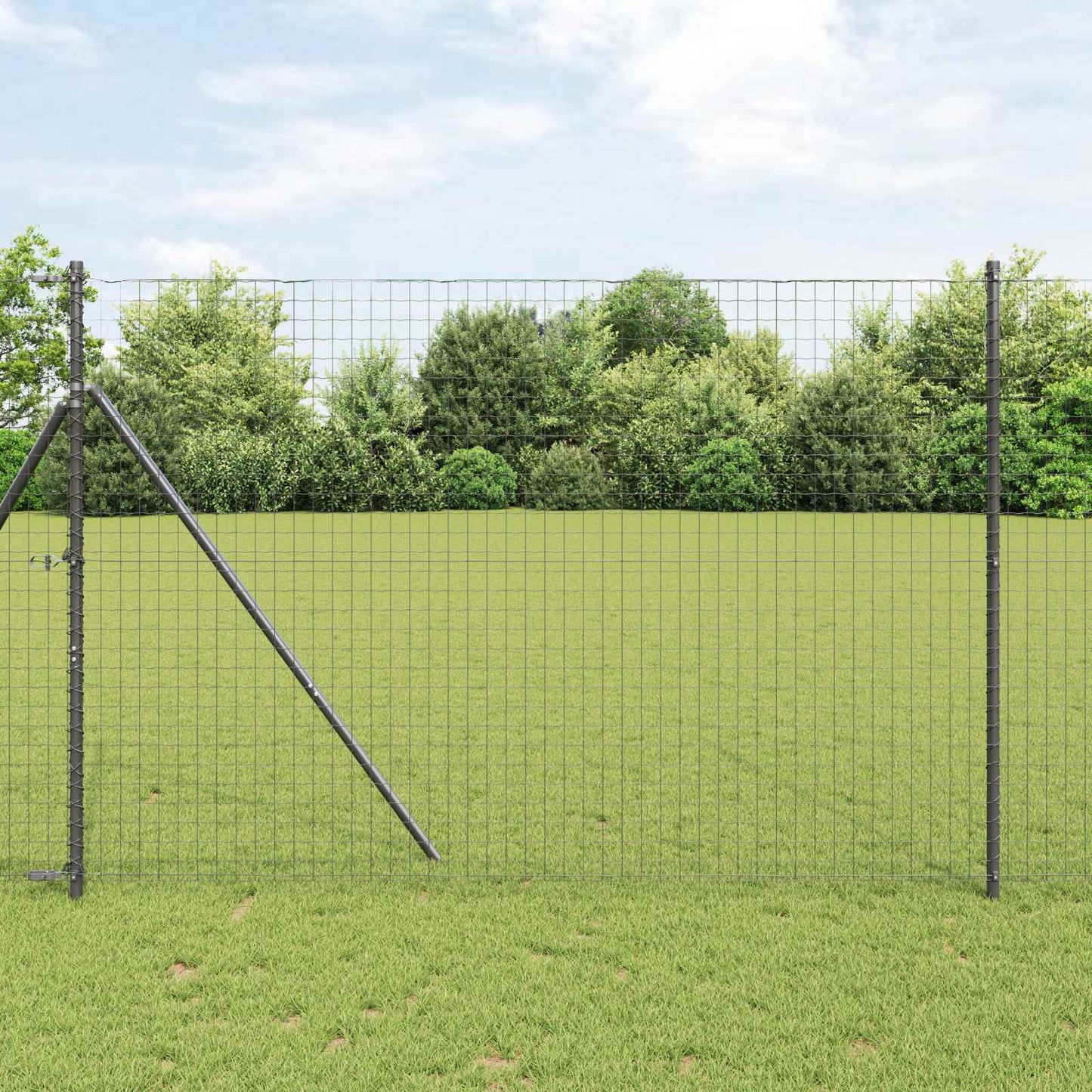 Palo della recinzione 12 pcs Grigio | homemem39