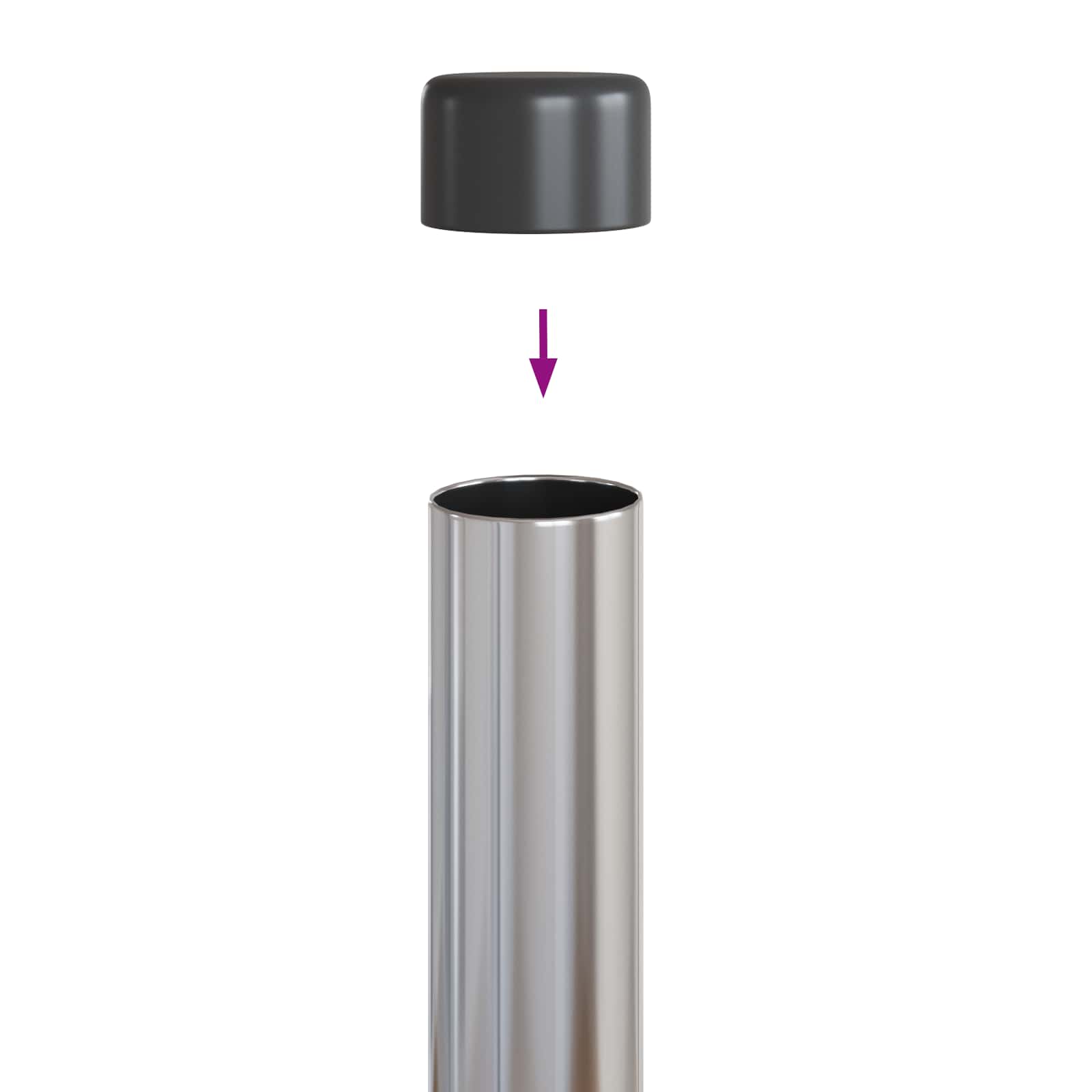 Palo della recinzione 12 pcs Argento 100 cm | homemem39