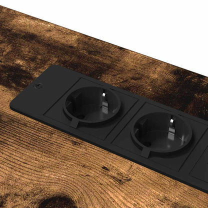 Scrivania Rovere fumé 100 x 50 x 86,5 cm Legno multistrato | homemem39