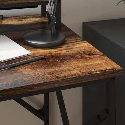 Scrivania Rovere fumé 100 x 50 x 86,5 cm Legno multistrato | homemem39