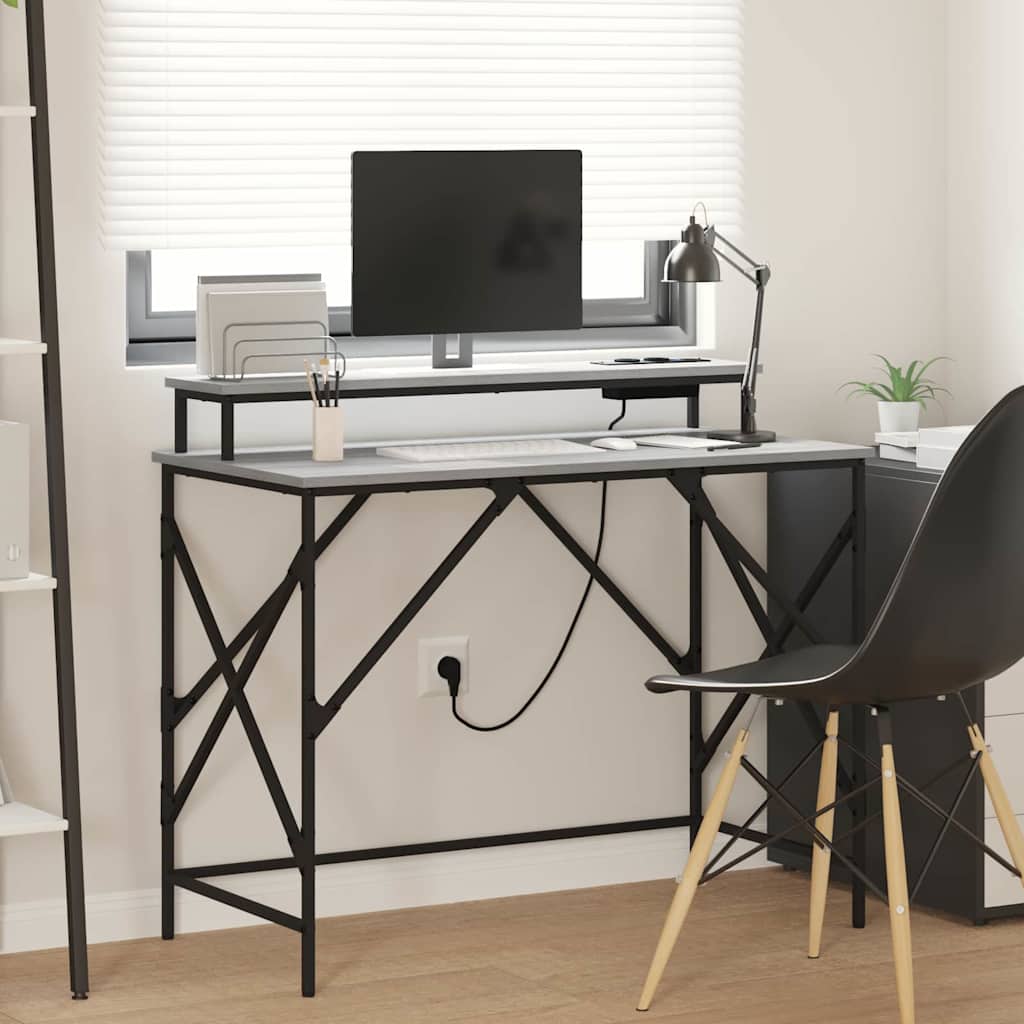 Scrivania Grigio Sonoma 100 x 50 x 86,5 cm Legno multistrato