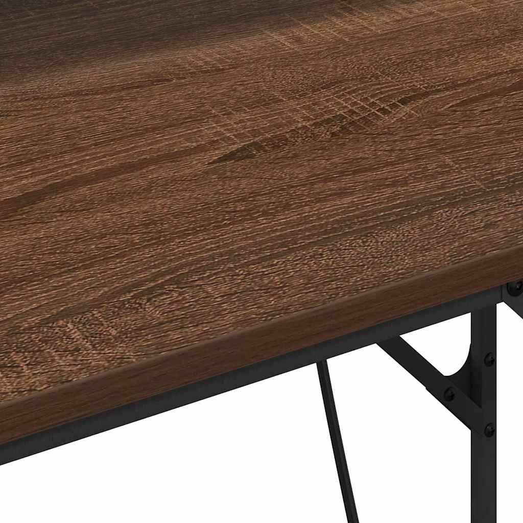 Scrivania Rovere Marrone 100 x 50 x 86,5 cm Legno multistrato