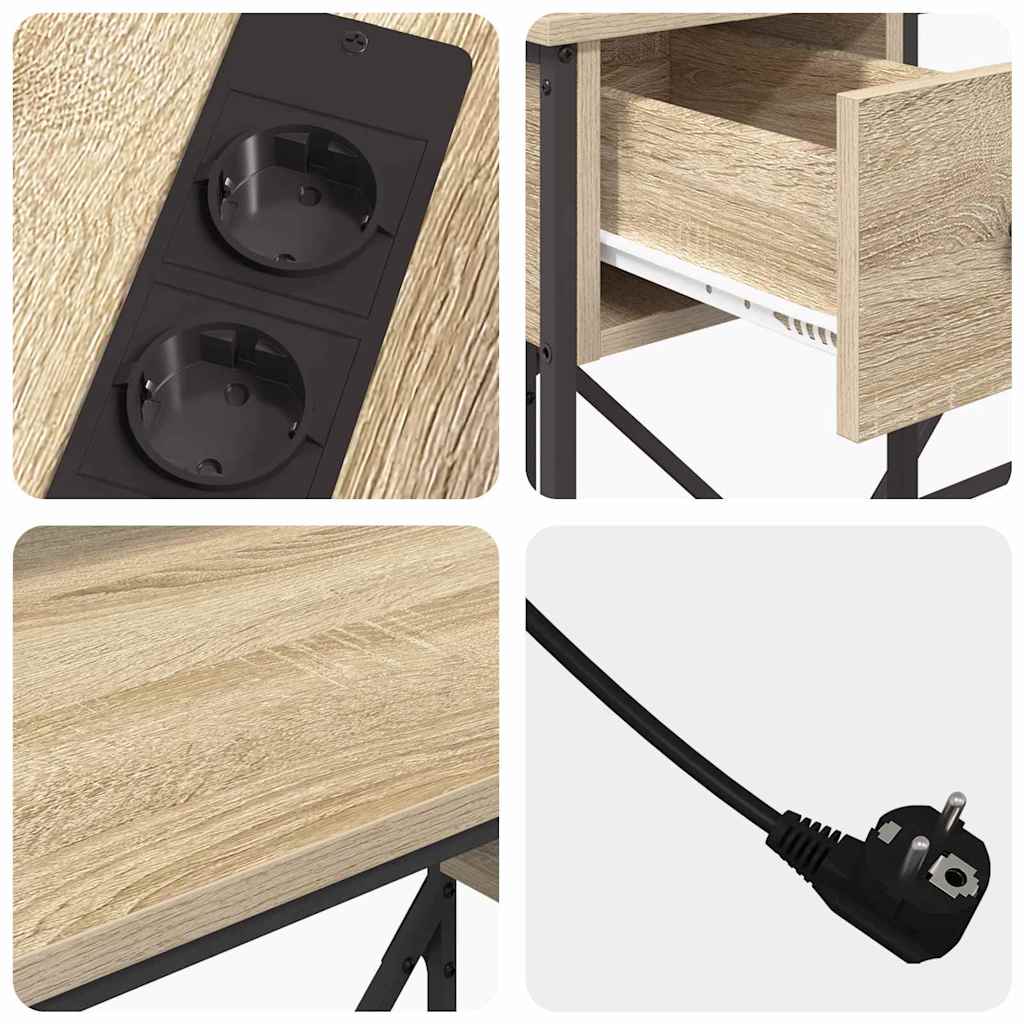 Scrivania Rovere Sonoma 120 x 79 x 86,5 cm Legno multistrato