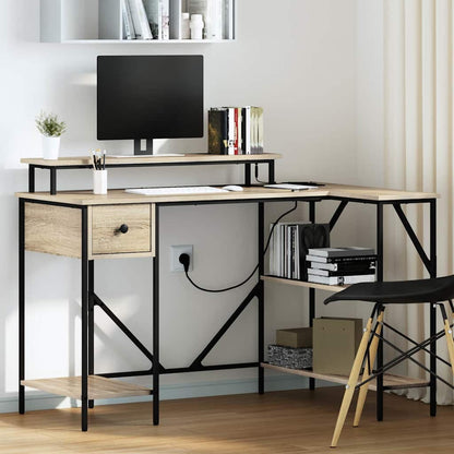 Scrivania Rovere Sonoma 120 x 79 x 86,5 cm Legno multistrato