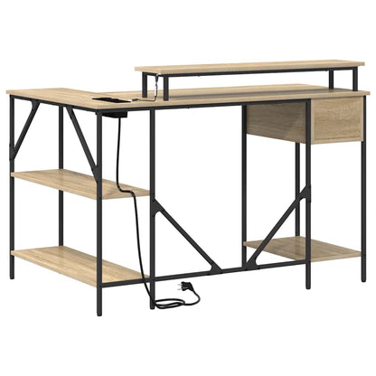 Scrivania Rovere Sonoma 120 x 79 x 86,5 cm Legno multistrato
