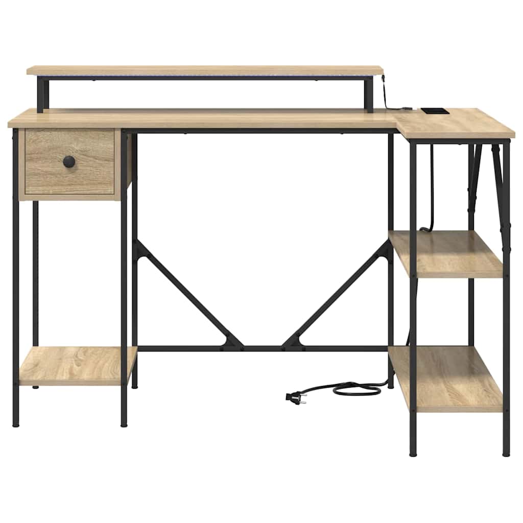 Scrivania Rovere Sonoma 120 x 79 x 86,5 cm Legno multistrato