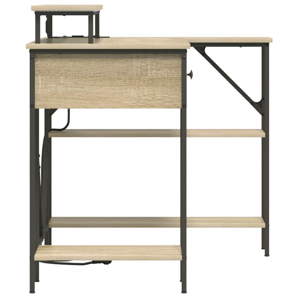 Scrivania Rovere Sonoma 120 x 79 x 86,5 cm Legno multistrato