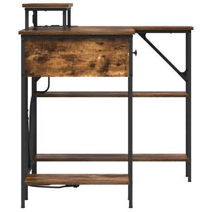 Scrivania Rovere fumé 120 x 79 x 86,5 cm Legno multistrato