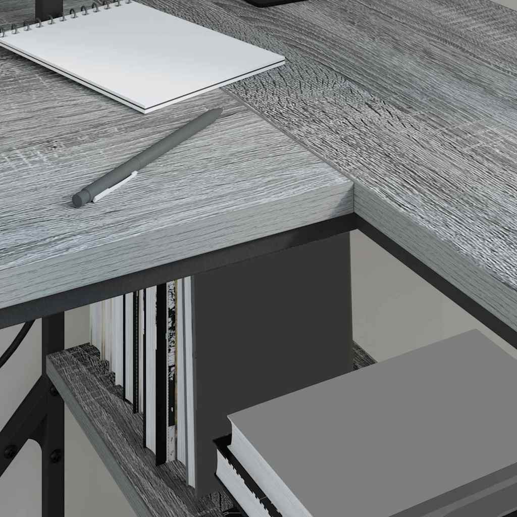 Scrivania Grigio Sonoma 120 x 79 x 86,5 cm Legno multistrato