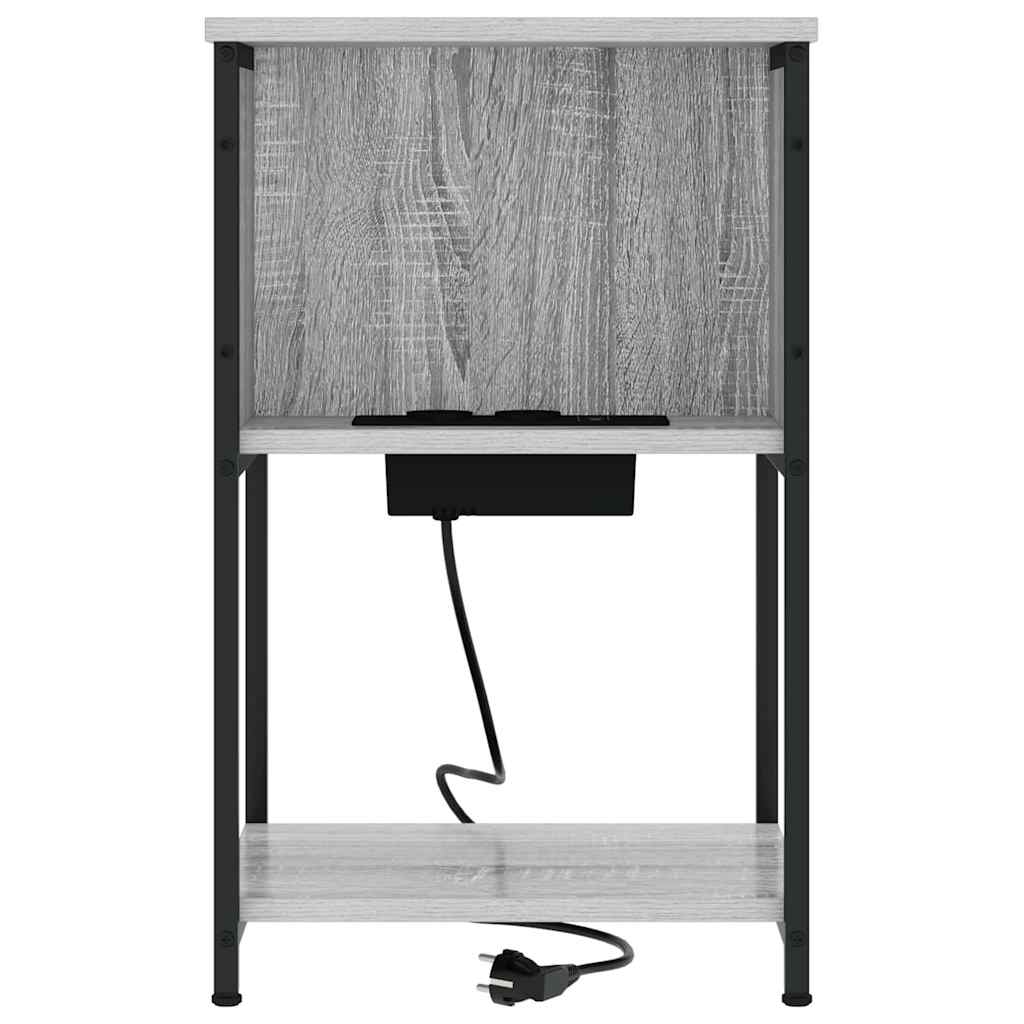 Armadio da Notte Grigio Sonoma 38 x 31 x 61 cm | homemem39
