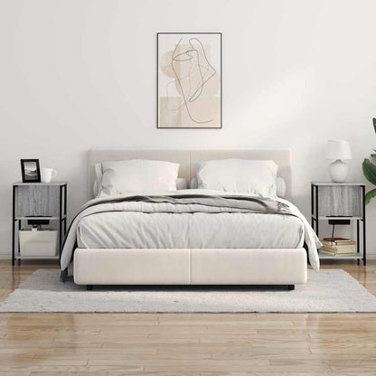 Armadio da Notte 2 pcs Grigio Sonoma 38 x 31 x 61 cm | homemem39