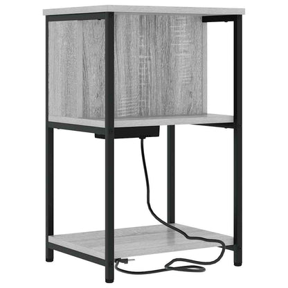 Armadio da Notte 2 pcs Grigio Sonoma 38 x 31 x 61 cm | homemem39