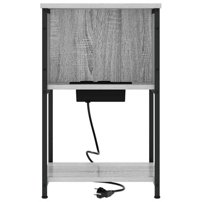 Armadio da Notte 2 pcs Grigio Sonoma 38 x 31 x 61 cm | homemem39