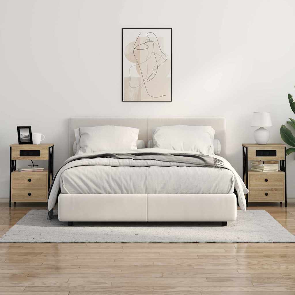 Armadio da Notte con cassetto Rovere Sonoma 40 x 31 x 60 cm