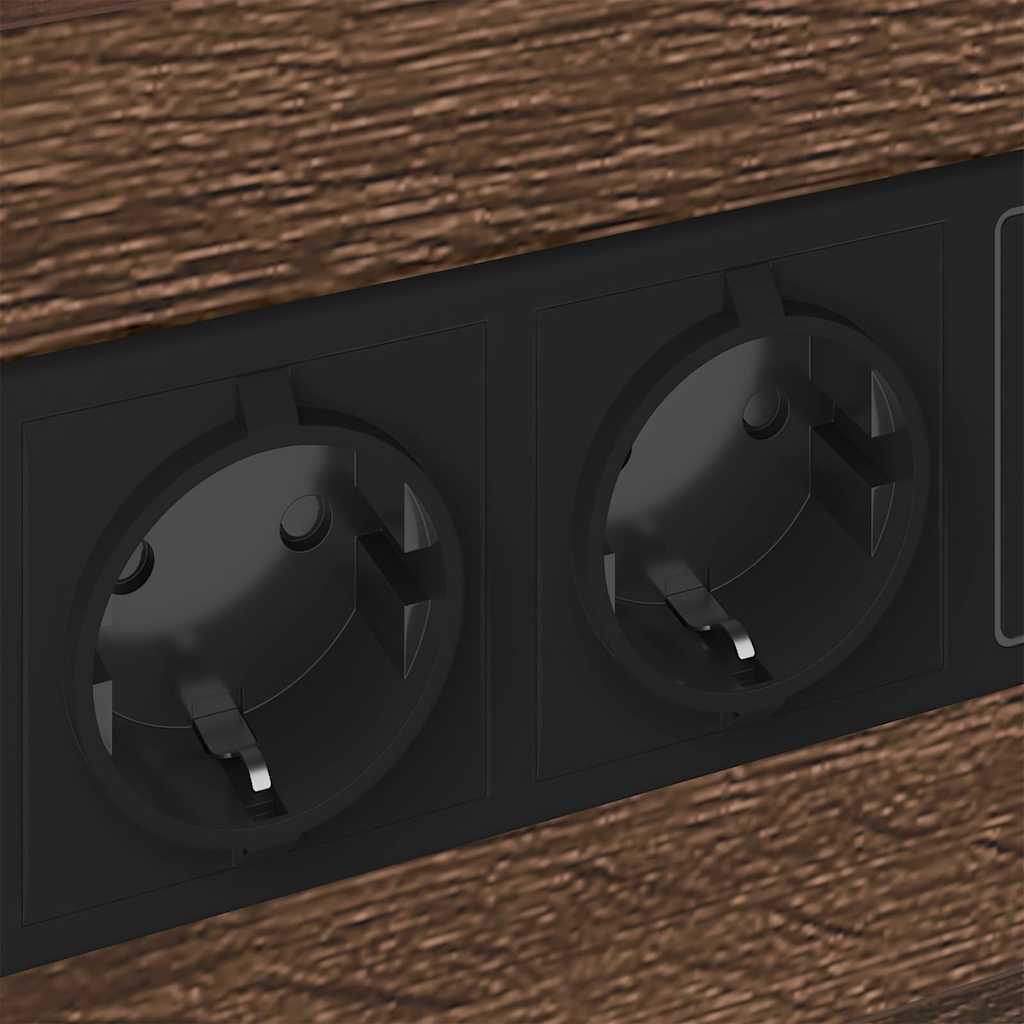 Armadio da Notte con cassetto Rovere Marrone 40 x 31 x 60 cm | homemem39