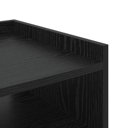 Armadio da Notte 2 pcs Rovere Nero 40 x 40 x 61 cm | homemem39