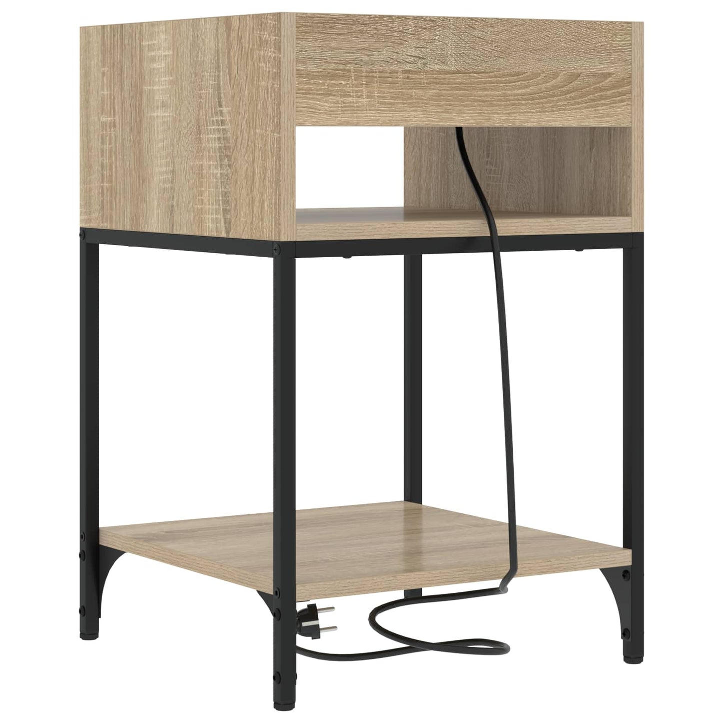 Armadio da Notte con lo scaffale Rovere Sonoma 40 x 40 x 61 cm