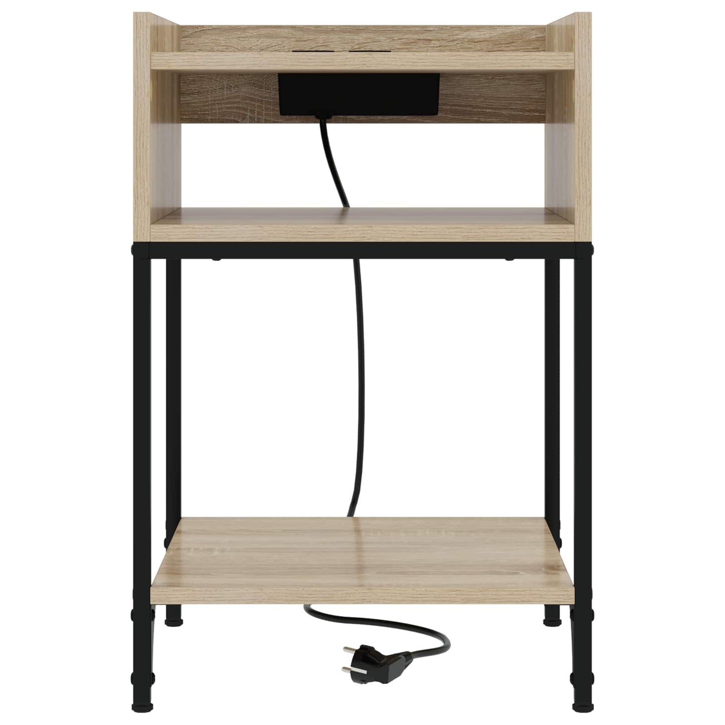 Armadio da Notte con lo scaffale Rovere Sonoma 40 x 40 x 61 cm | homemem39
