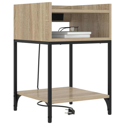 Armadio da Notte con lo scaffale Rovere Sonoma 40 x 40 x 61 cm