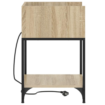 Armadio da Notte 2 pcs Rovere Sonoma 40 x 40 x 61 cm