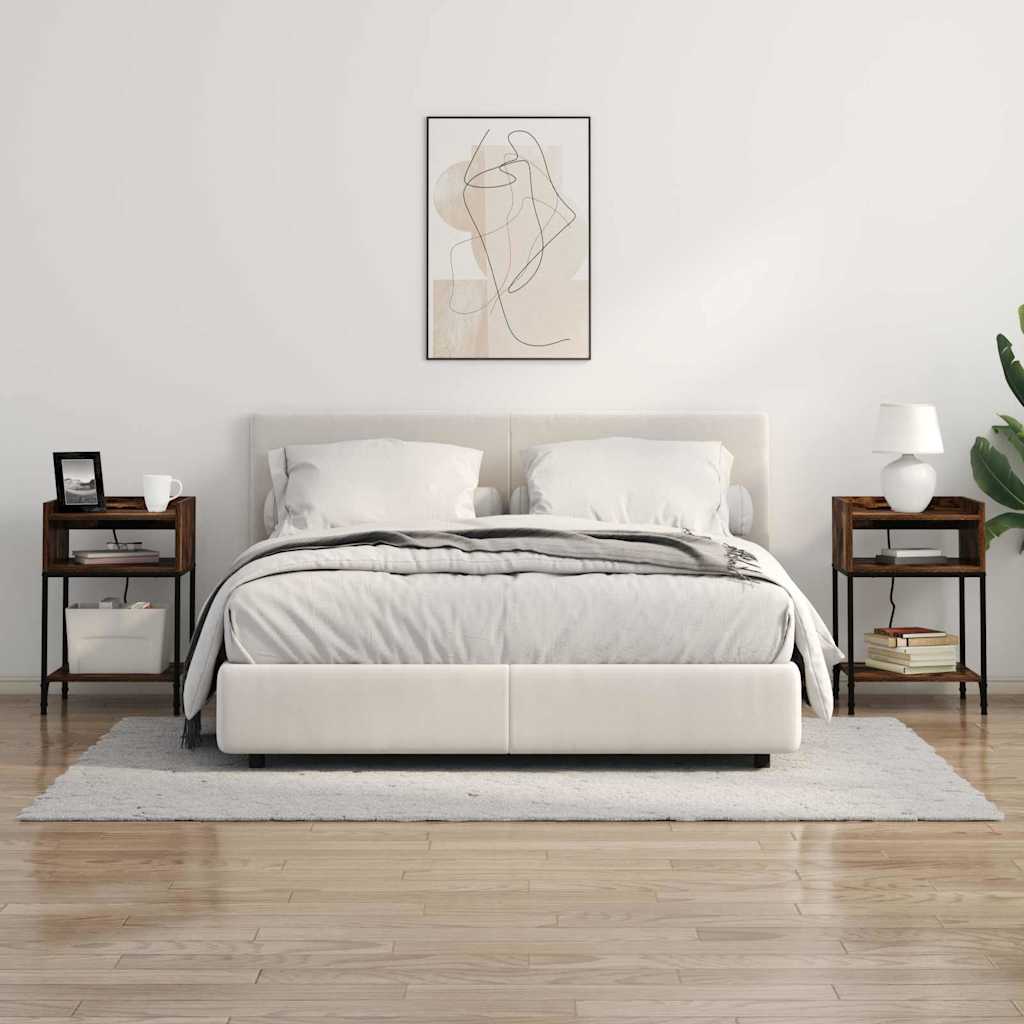 Armadio da Notte Rovere fumé 40 x 40 x 61 cm Legno multistrato | homemem39