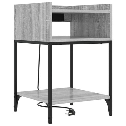 Armadio da Notte 2 pcs Grigio Sonoma 40 x 40 x 61 cm | homemem39