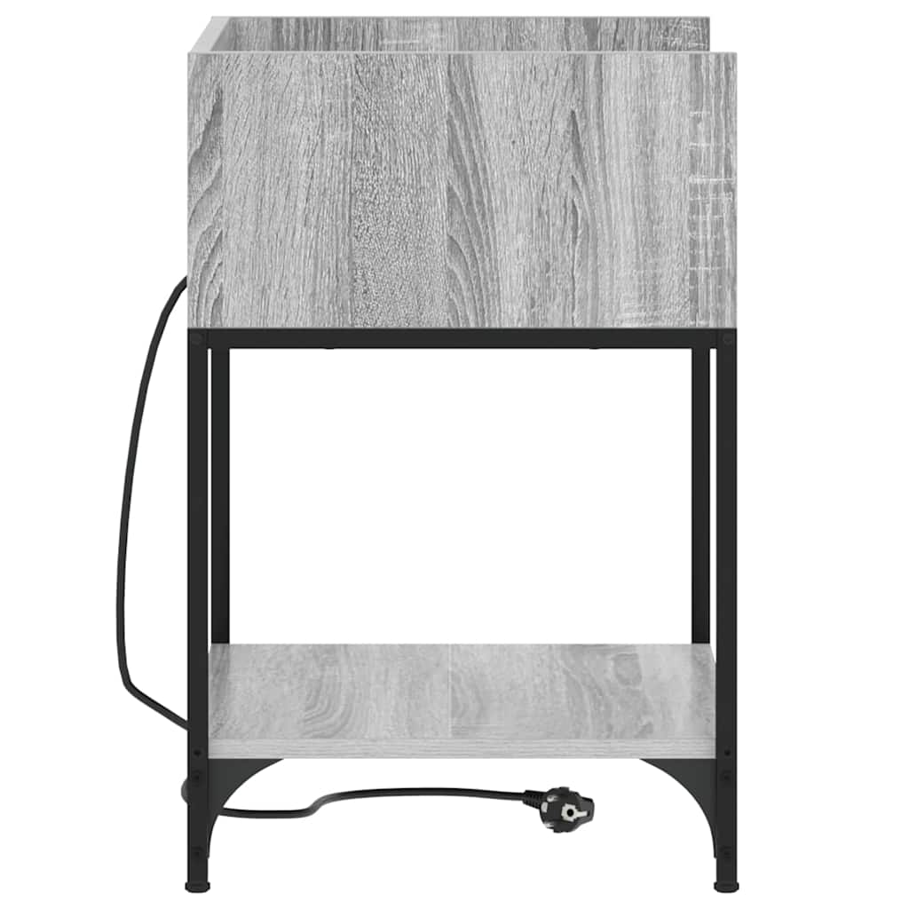 Armadio da Notte 2 pcs Grigio Sonoma 40 x 40 x 61 cm | homemem39