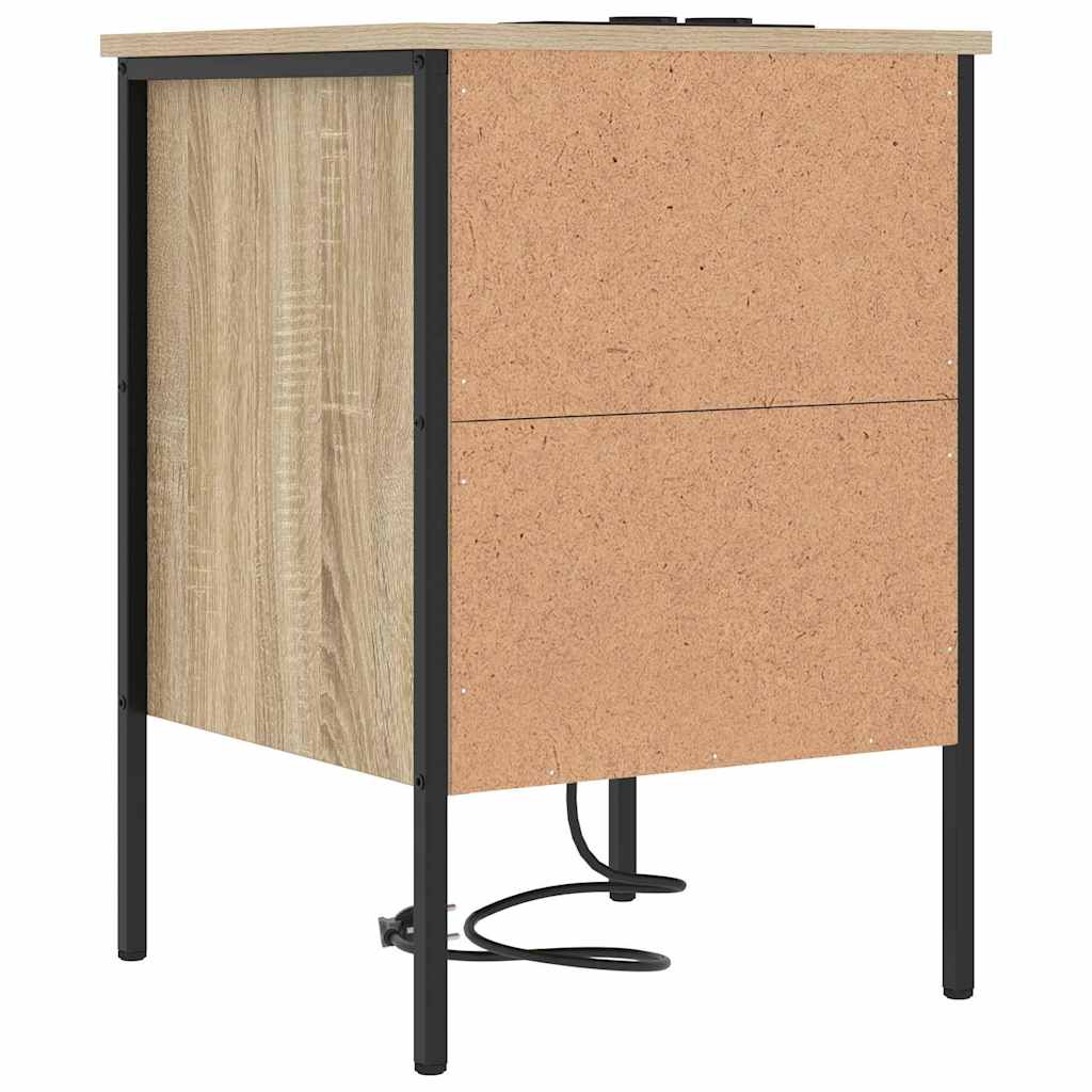 Armadio da Notte con cassetto Rovere Sonoma 42 x 41 x 61 cm