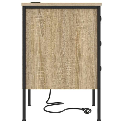 Armadio da Notte con cassetto Rovere Sonoma 42 x 41 x 61 cm | homemem39