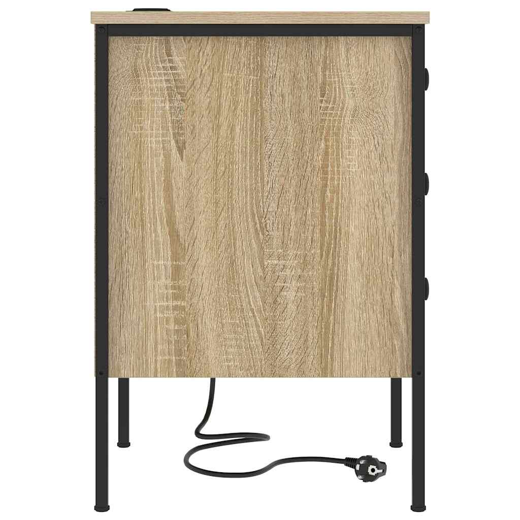 Armadio da Notte con cassetto Rovere Sonoma 42 x 41 x 61 cm