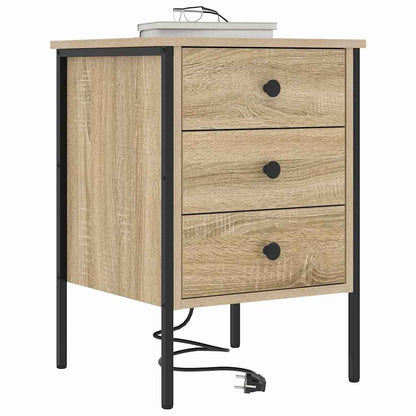 Armadio da Notte 2 pcs Rovere Sonoma 42 x 41 x 61 cm | homemem39
