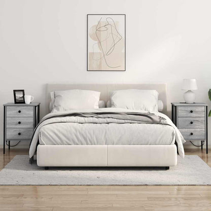 Armadio da Notte 2 pcs Grigio Sonoma 42 x 41 x 61 cm | homemem39
