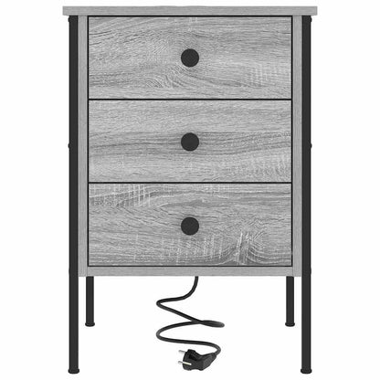 Armadio da Notte 2 pcs Grigio Sonoma 42 x 41 x 61 cm | homemem39