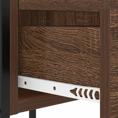 Armadio da Notte Rovere Marrone 42 x 41 x 61 cm