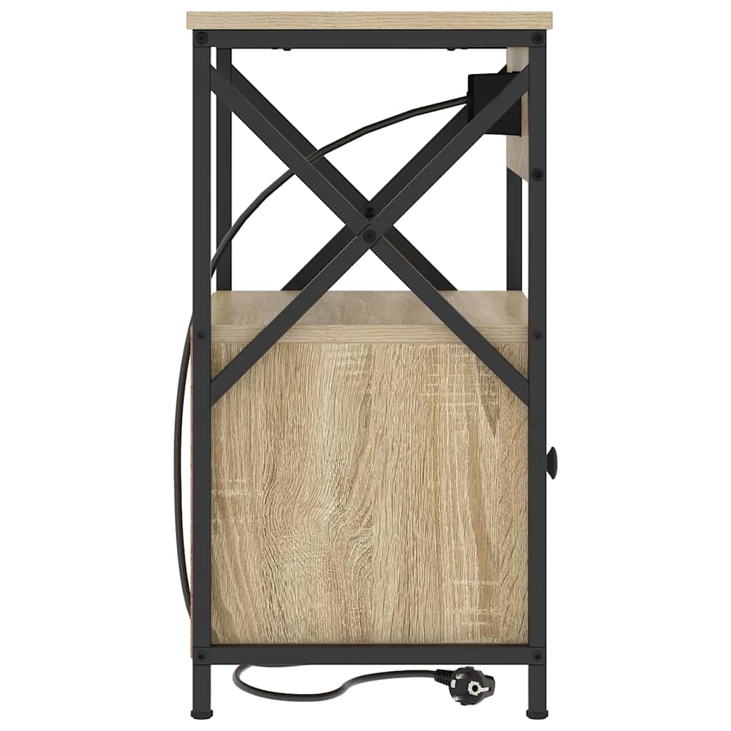 Armadio da Notte con cassetto Rovere Sonoma 40 x 31 x 60 cm