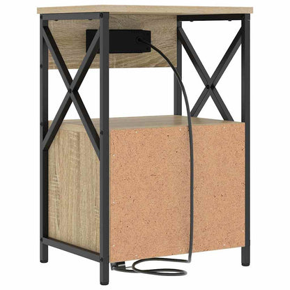 Armadio da Notte 2 pcs Rovere Sonoma 40 x 31 x 60 cm