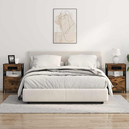 Armadio da Notte Rovere fumé 40 x 31 x 60 cm Legno multistrato | homemem39