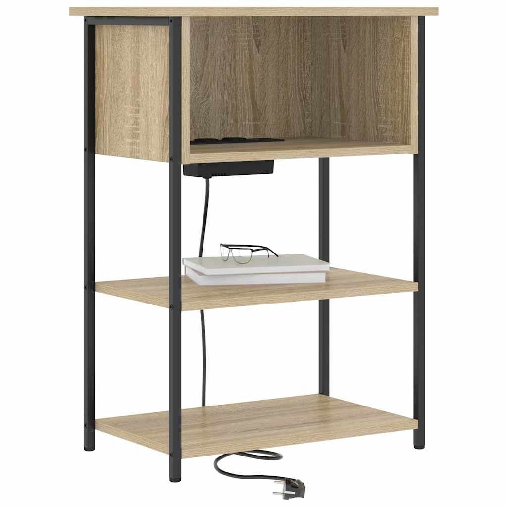 Armadio da Notte Rovere Sonoma 55 x 31 x 76 cm | homemem39